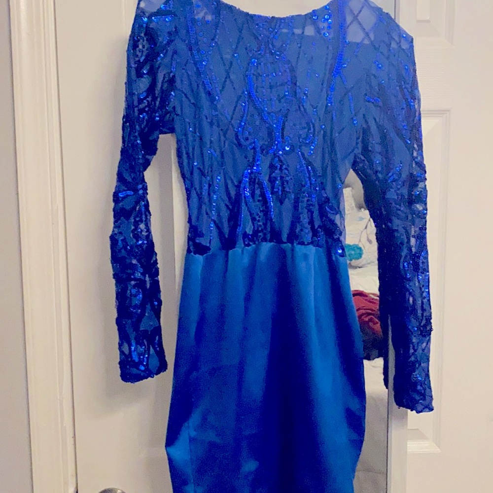 Blue cute dress
